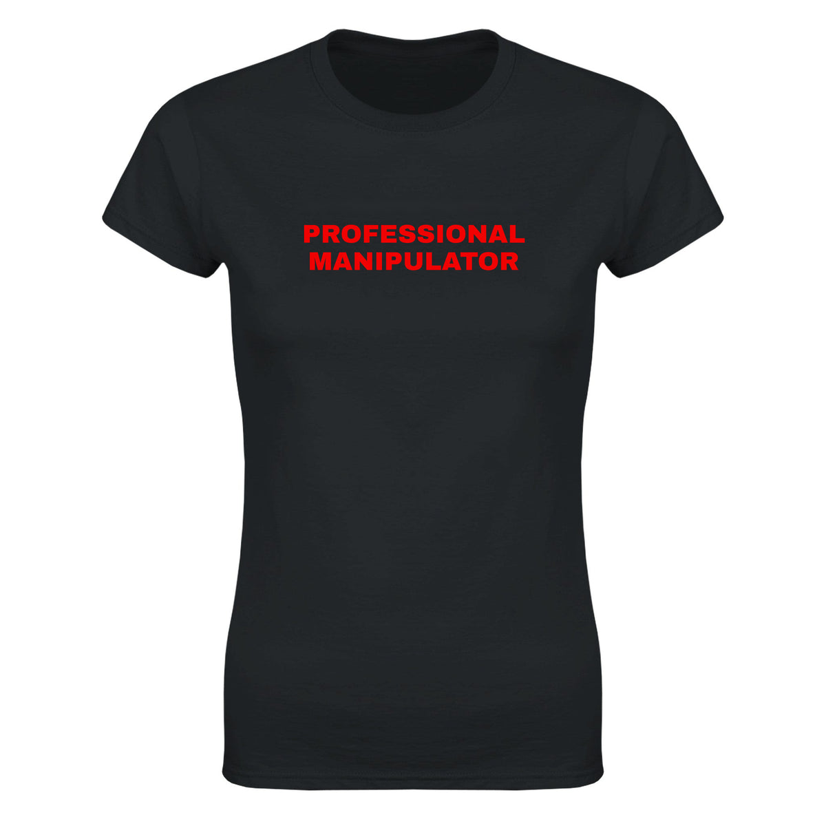 PROFESSIONAL MANIPULATOR - WOMEN'S TEE – Black