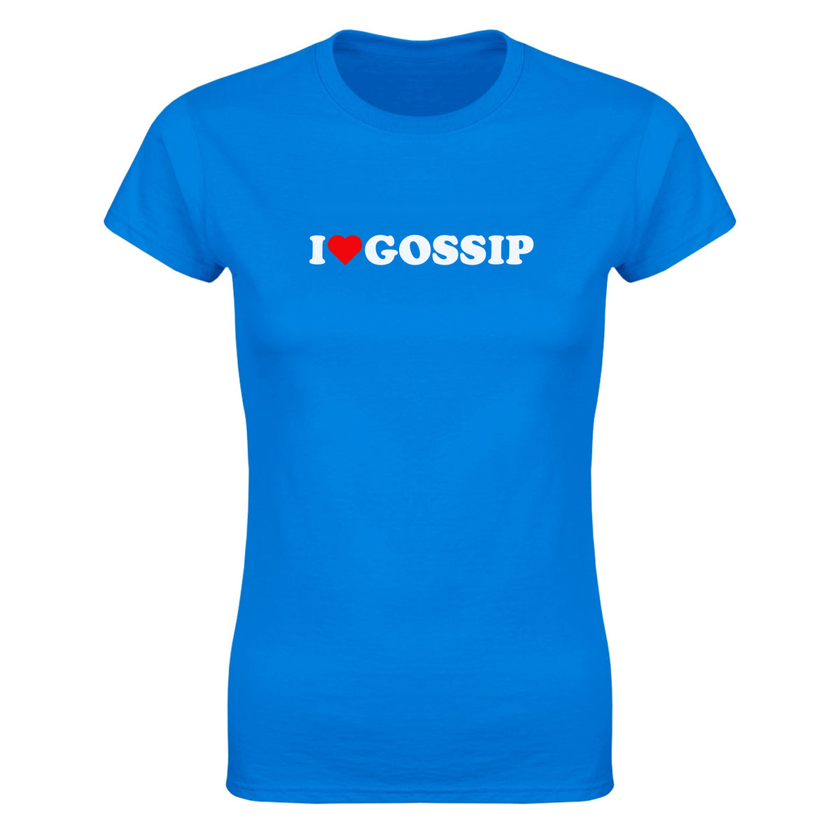 I LOVE GOSSIP - WOMEN'S TEE – Royal