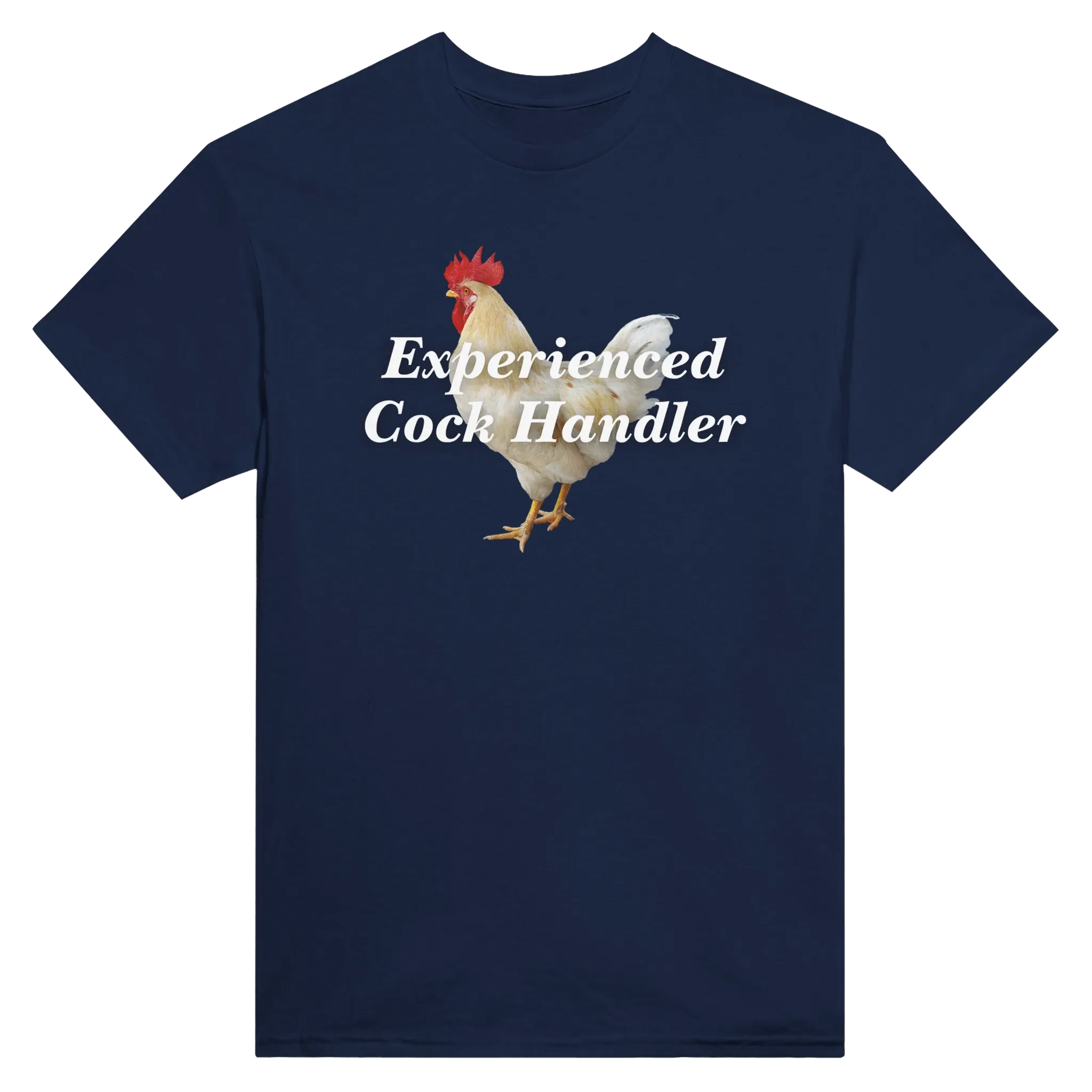 EXPERIENCED COCK HANDLER - TEE – Navy