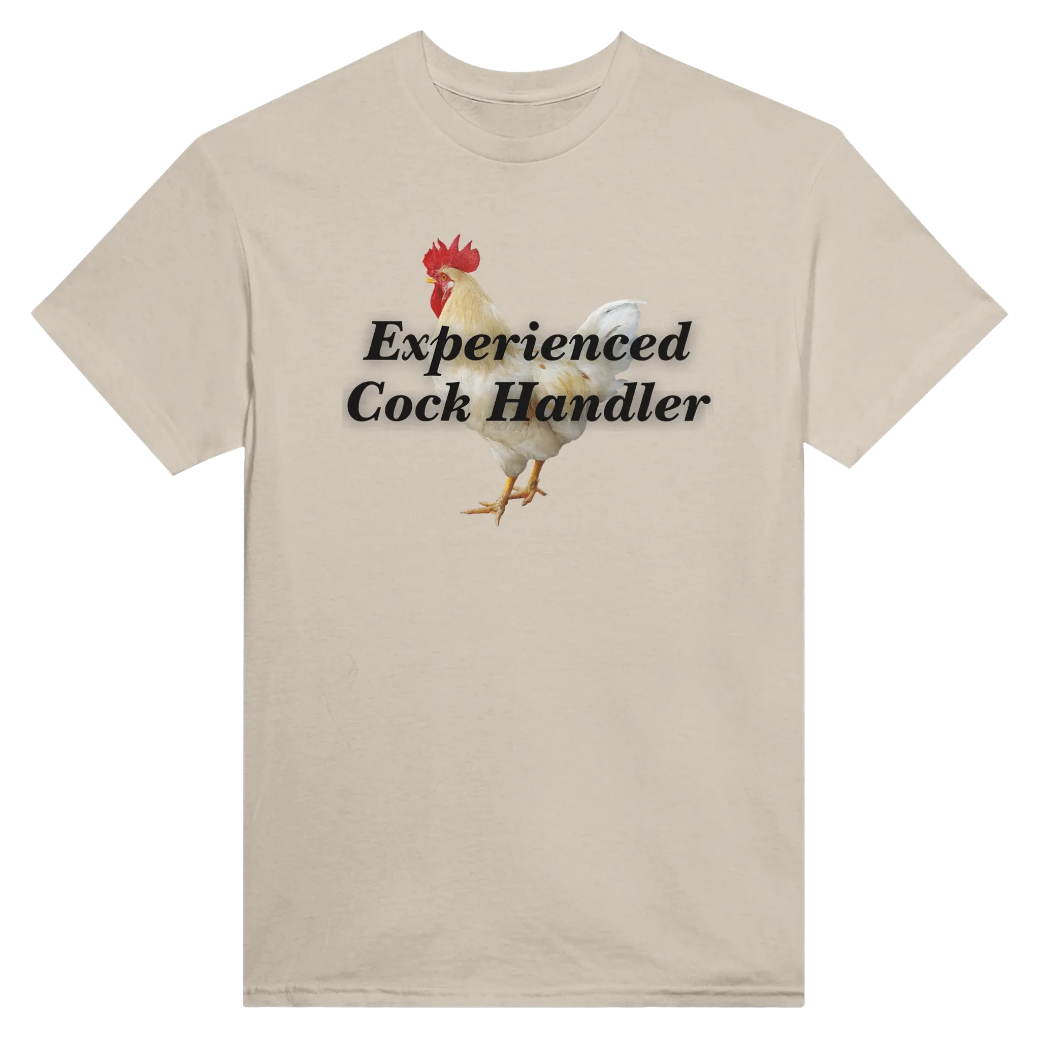 EXPERIENCED COCK HANDLER - TEE – Sand