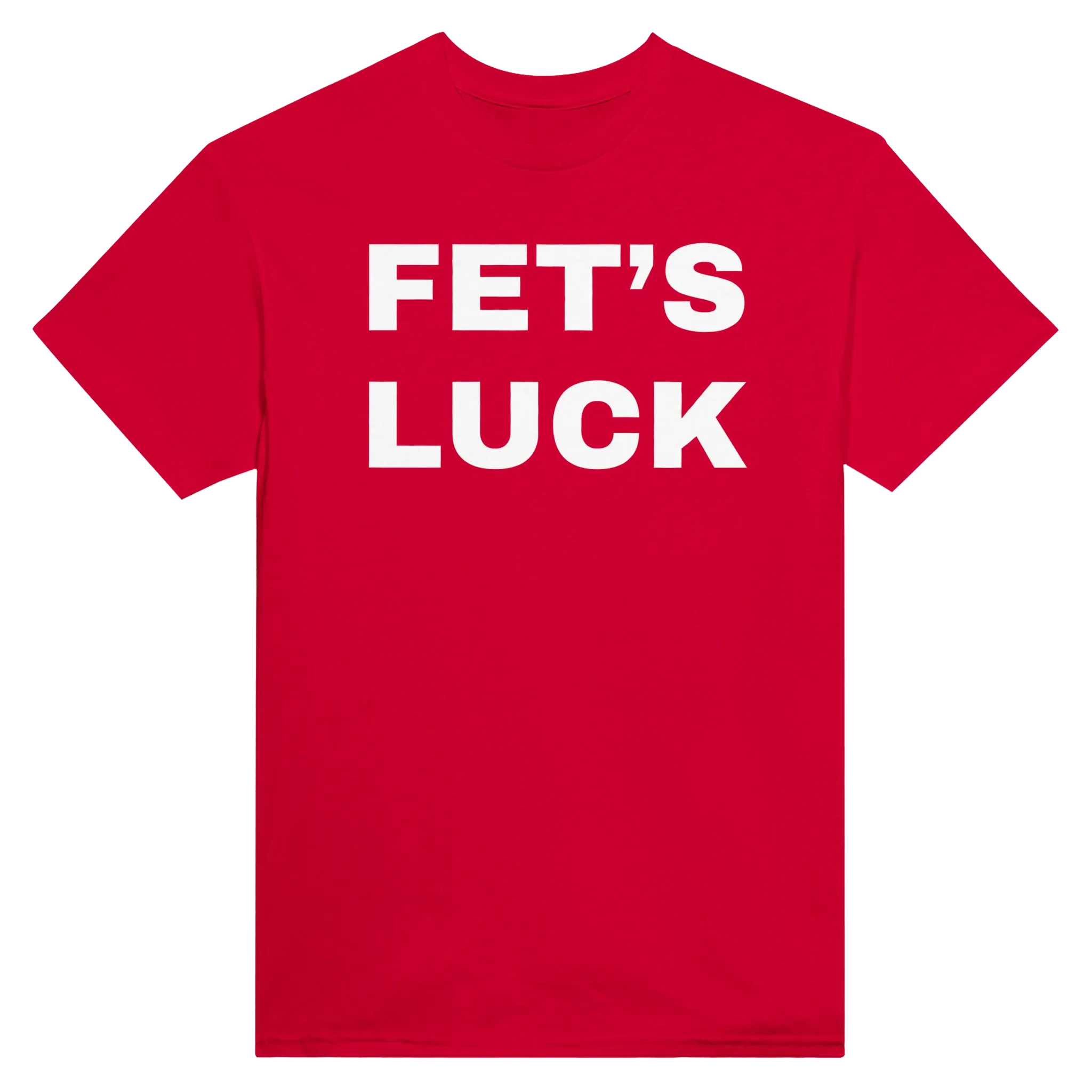 FET'S LUCK - TEE – Red