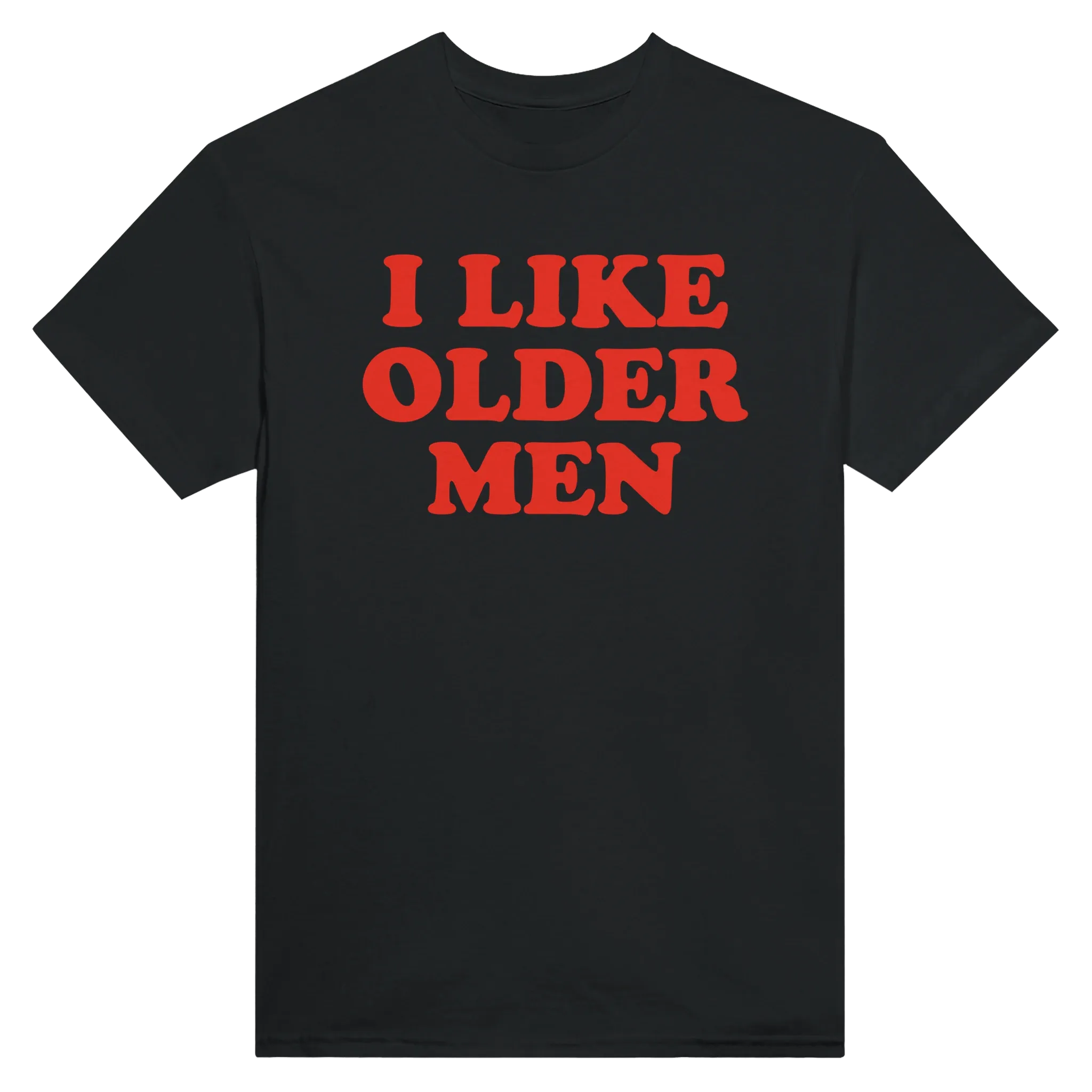 I LIKER OLDER MEN - TEE – Black