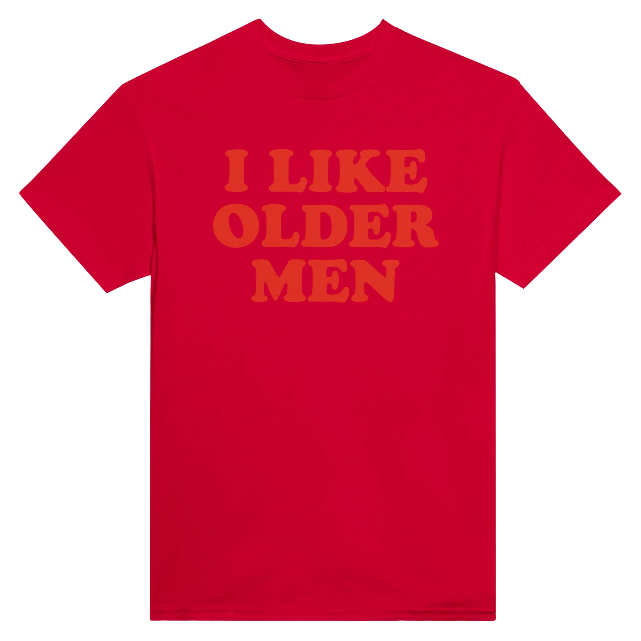 I LIKER OLDER MEN - TEE – Red
