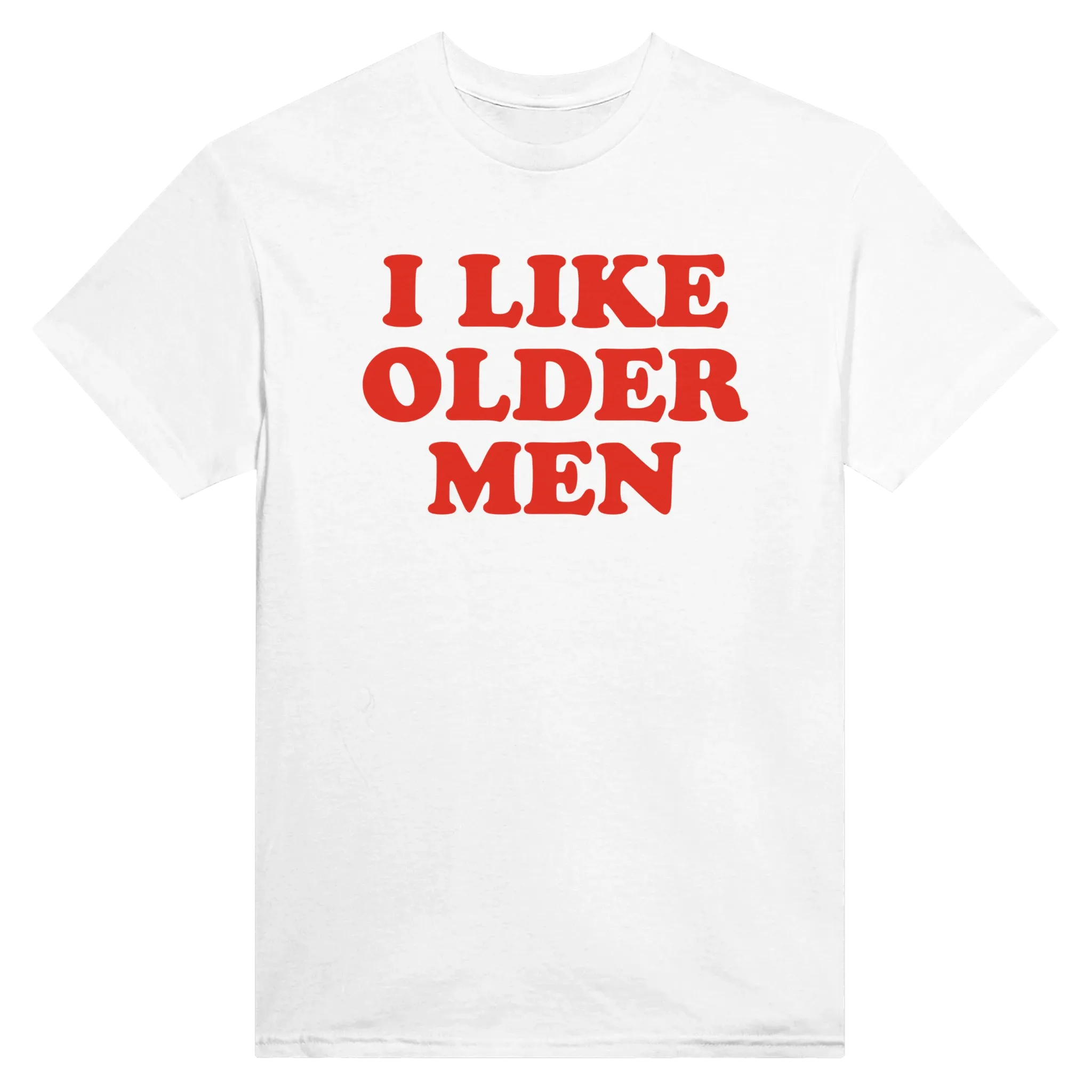 I LIKER OLDER MEN - TEE – White