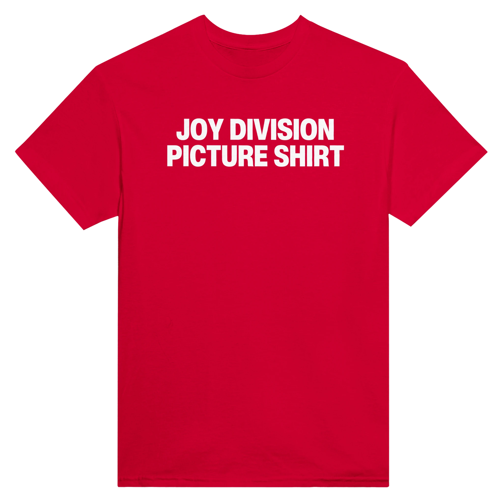 JOY DIVISION PICTURE SHIRT - TEE – Red