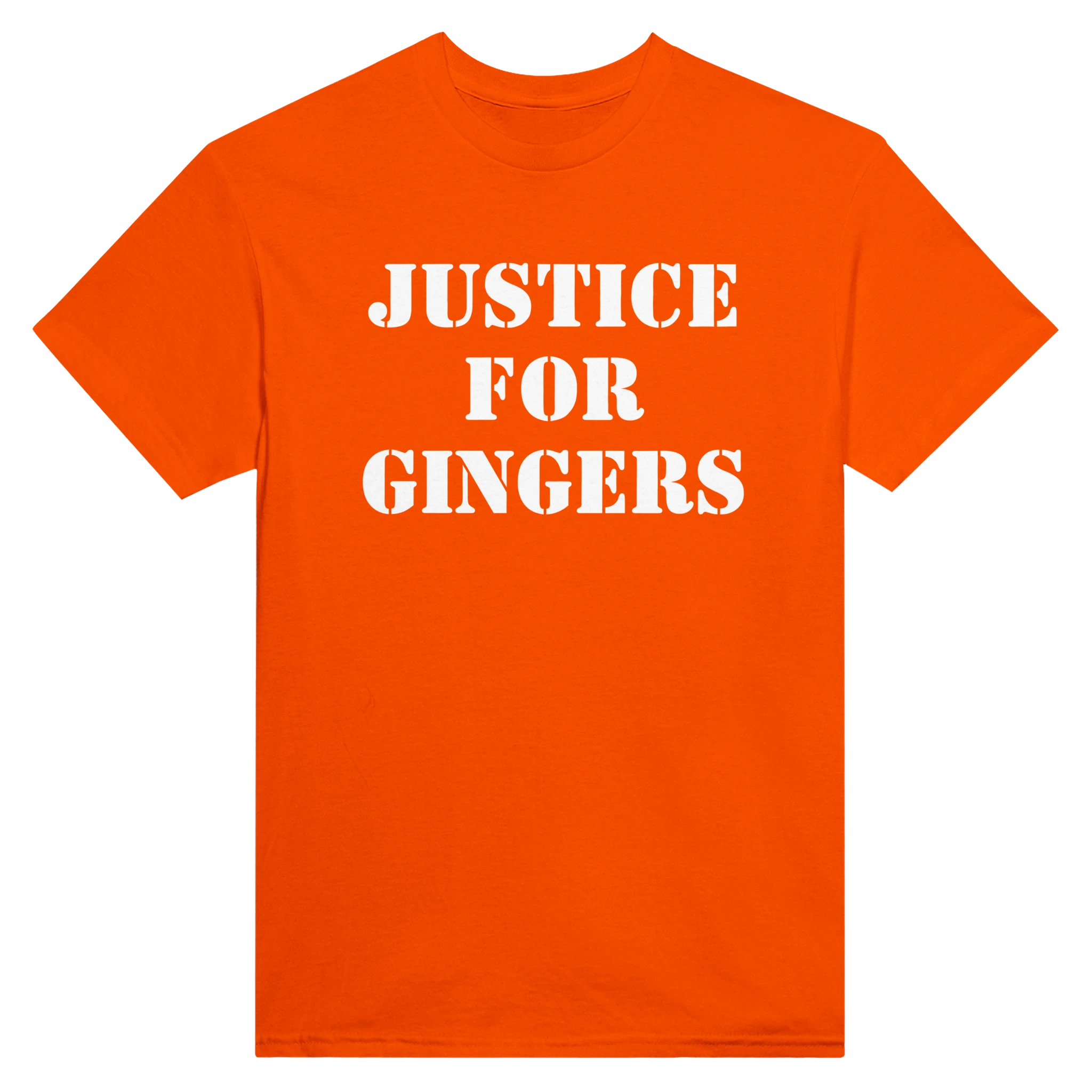 JUSTICE FOR GINGERS - TEE – Orange