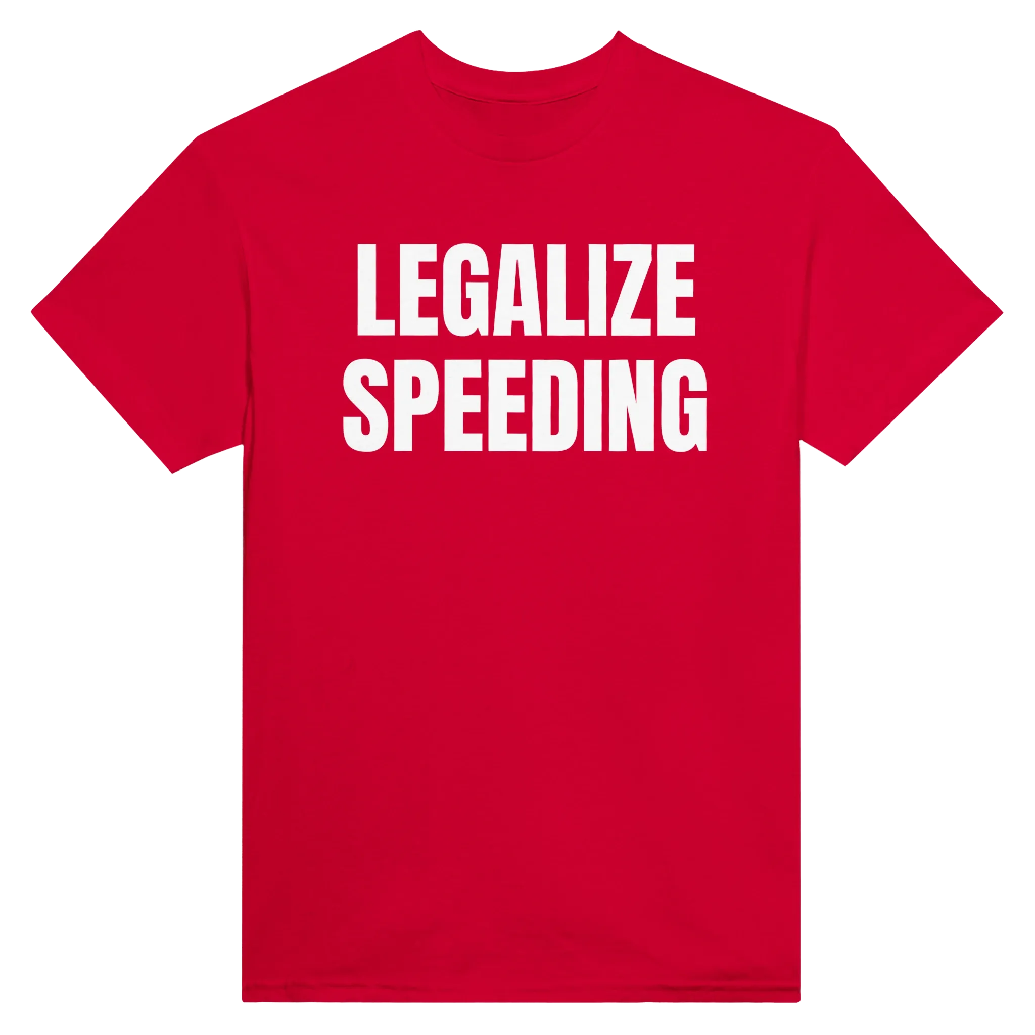 LEGALIZE SPEEDING - TEE – Red