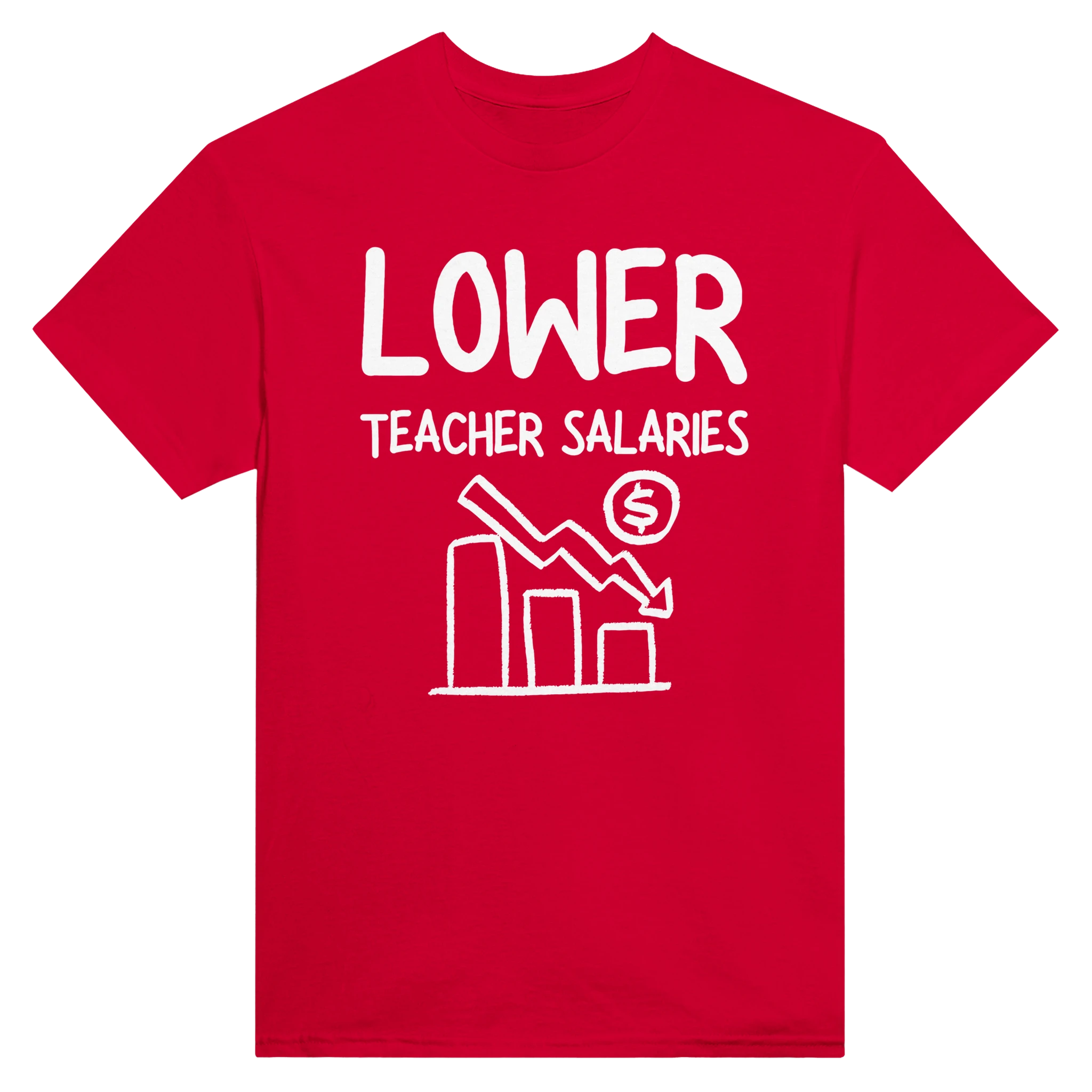 LOWER TEACHER SALARIES - TEE – Red
