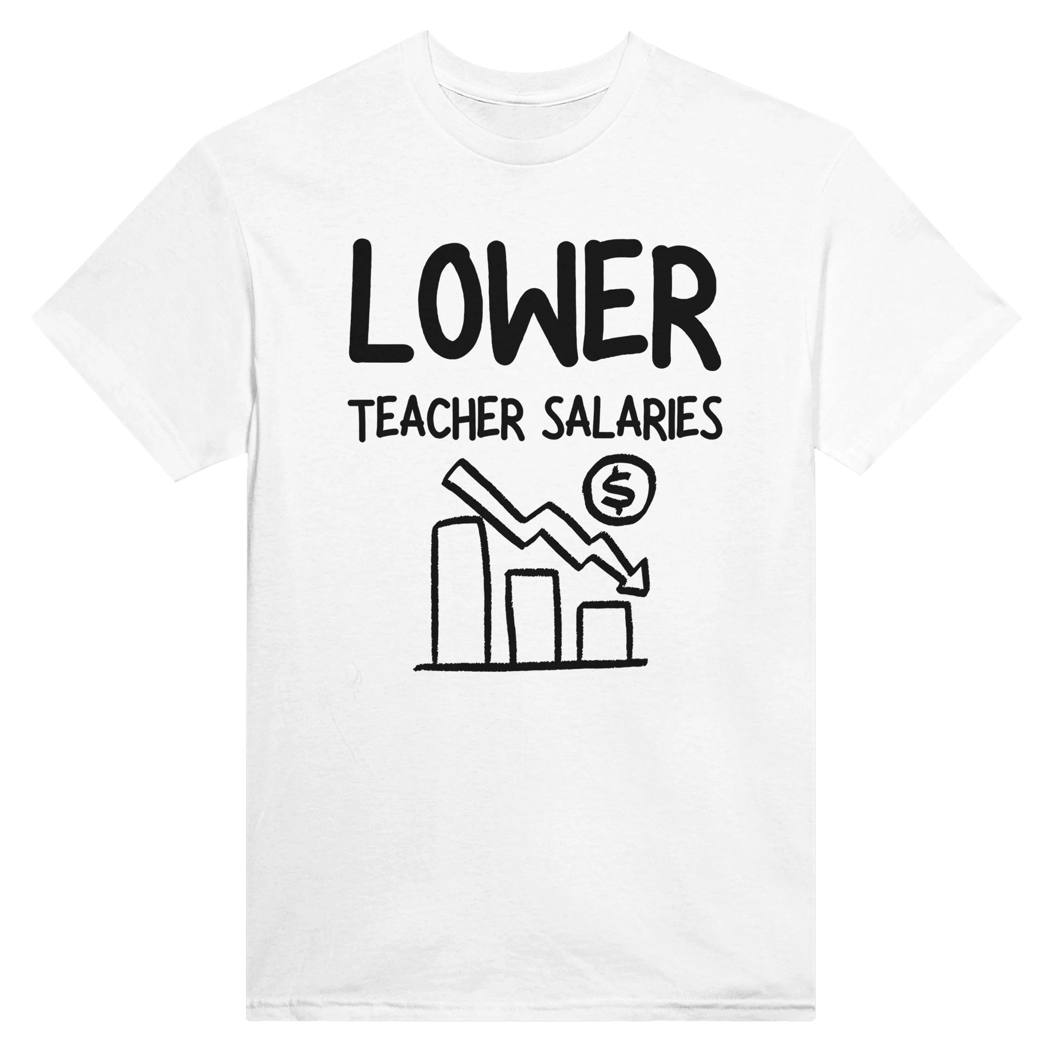 LOWER TEACHER SALARIES - TEE – White