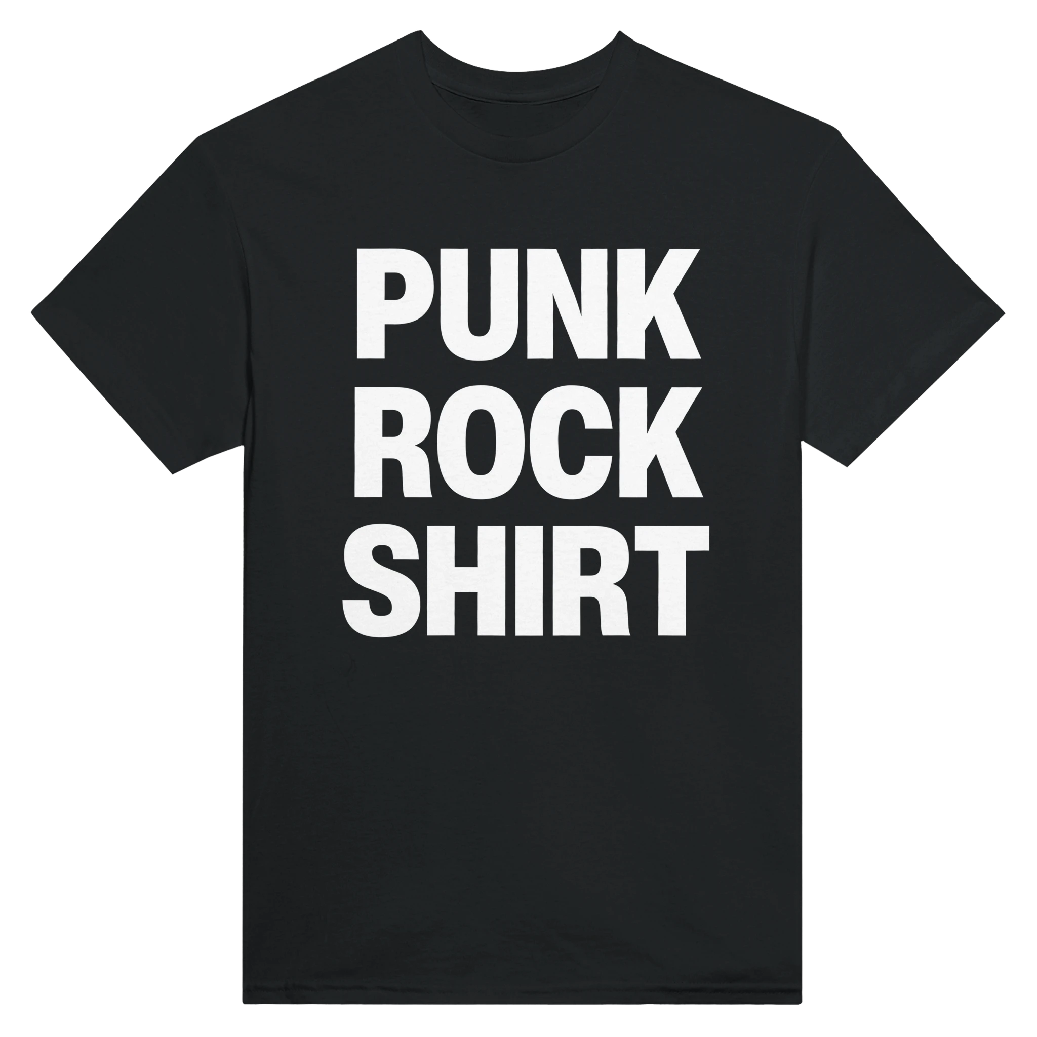 PUNK ROCK SHIRT - TEE – Black