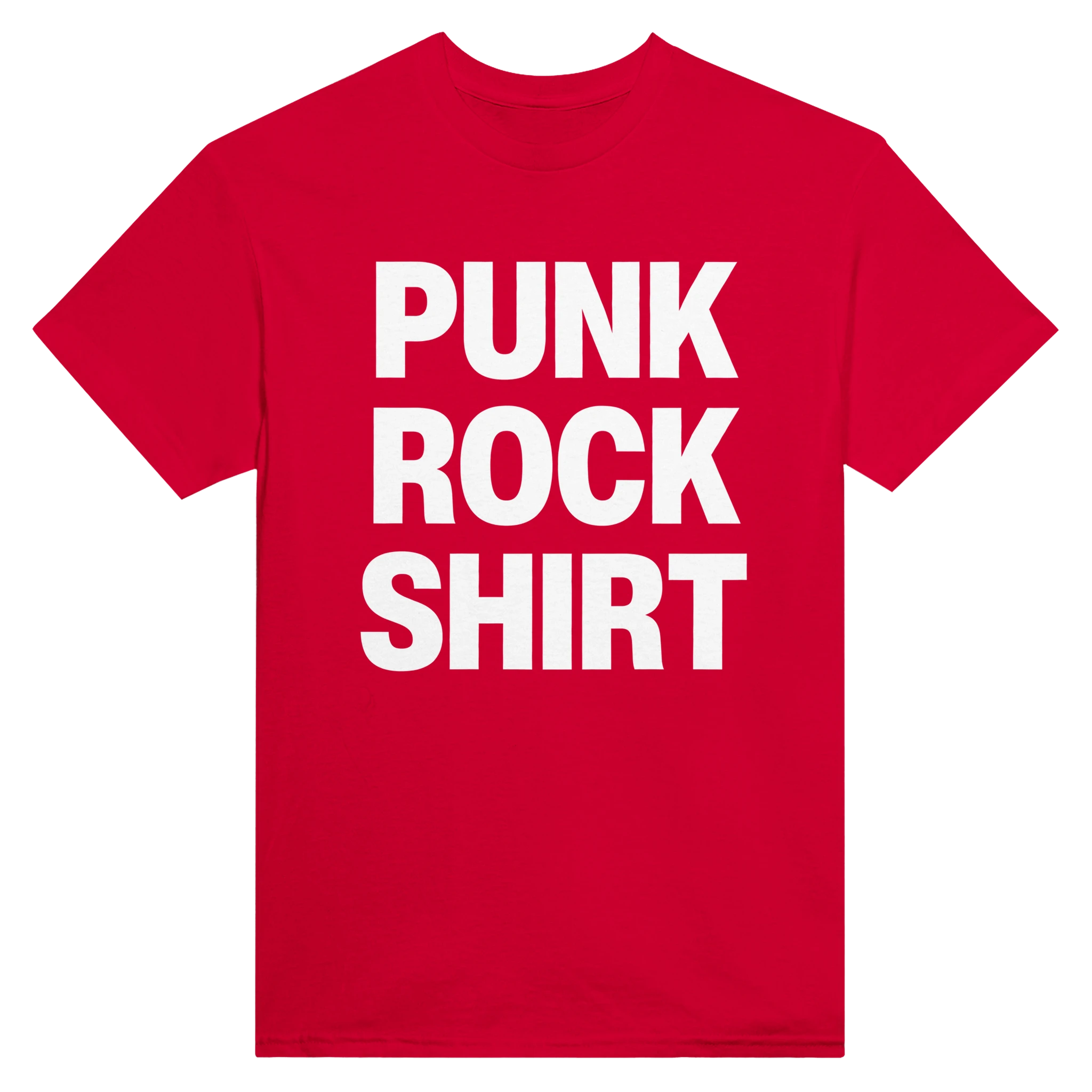 PUNK ROCK SHIRT - TEE – Red