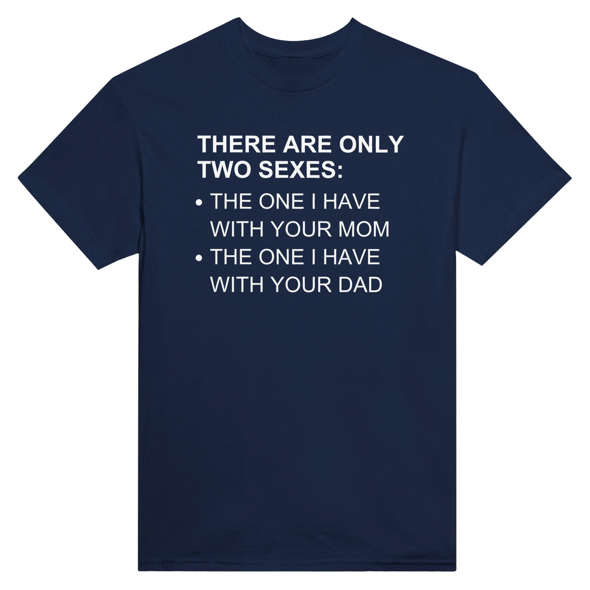 THERE ARE ONLY TWO SEXES: - TEE – Navy