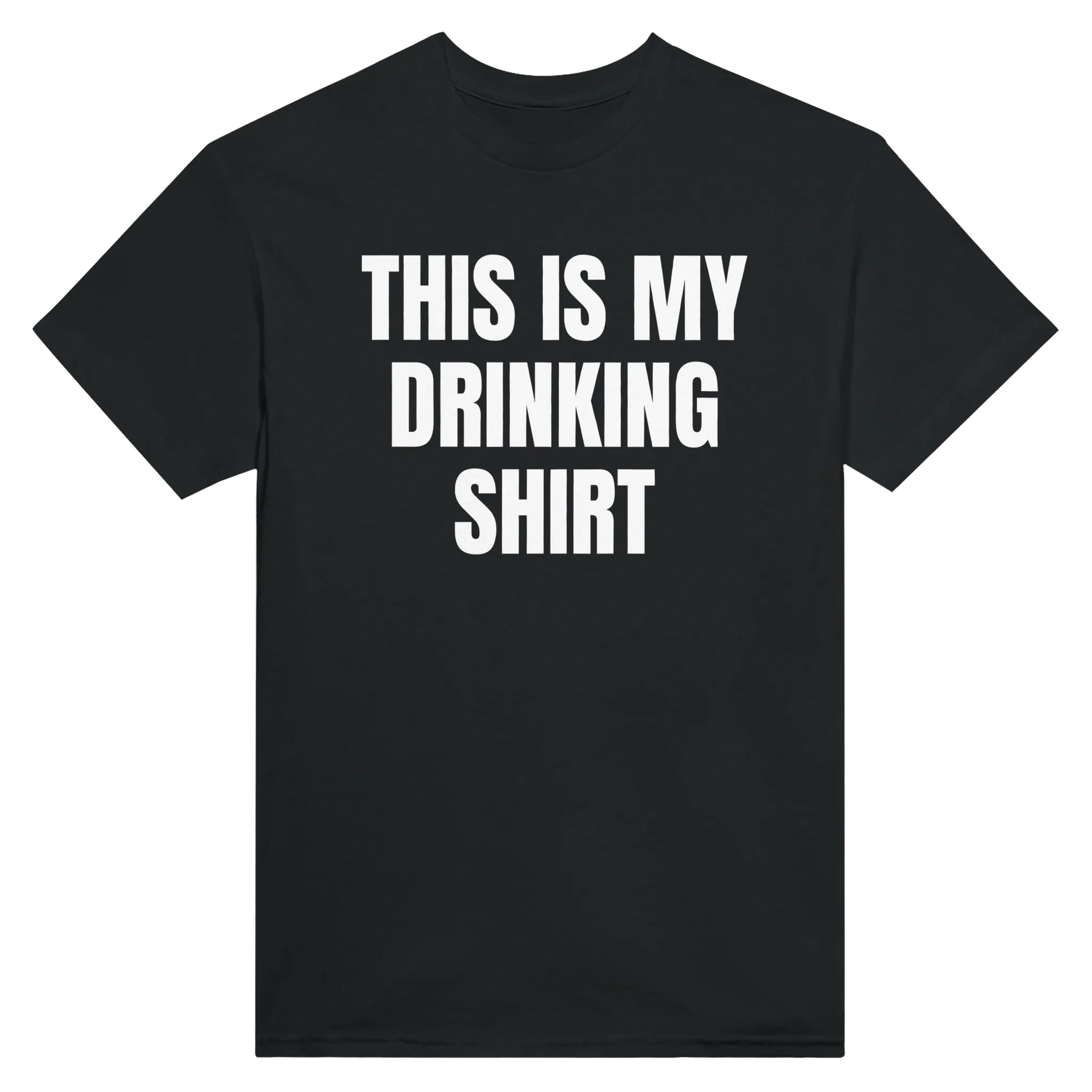THIS IS MY DRINKING SHIRT - TEE – Black