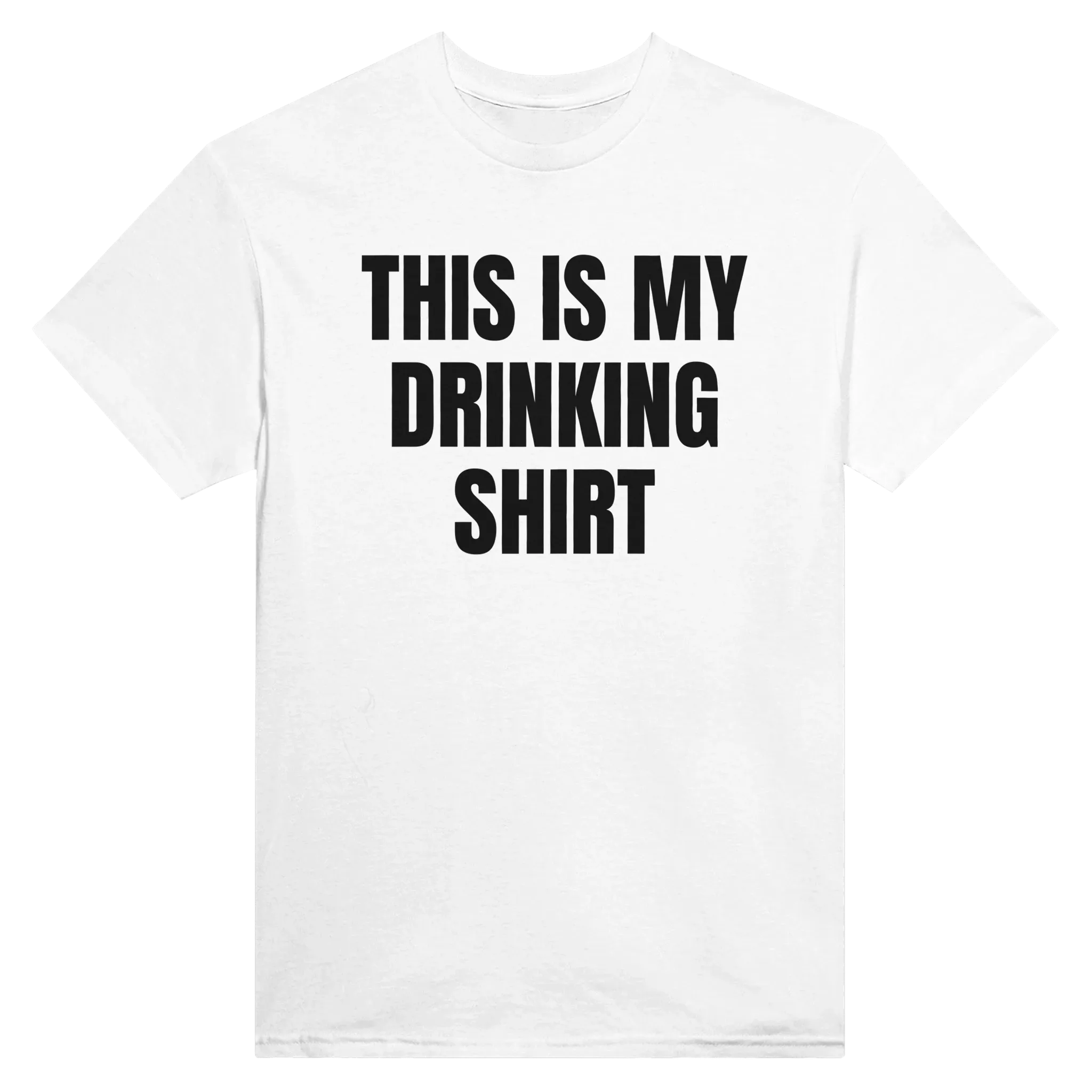 THIS IS MY DRINKING SHIRT - TEE – White