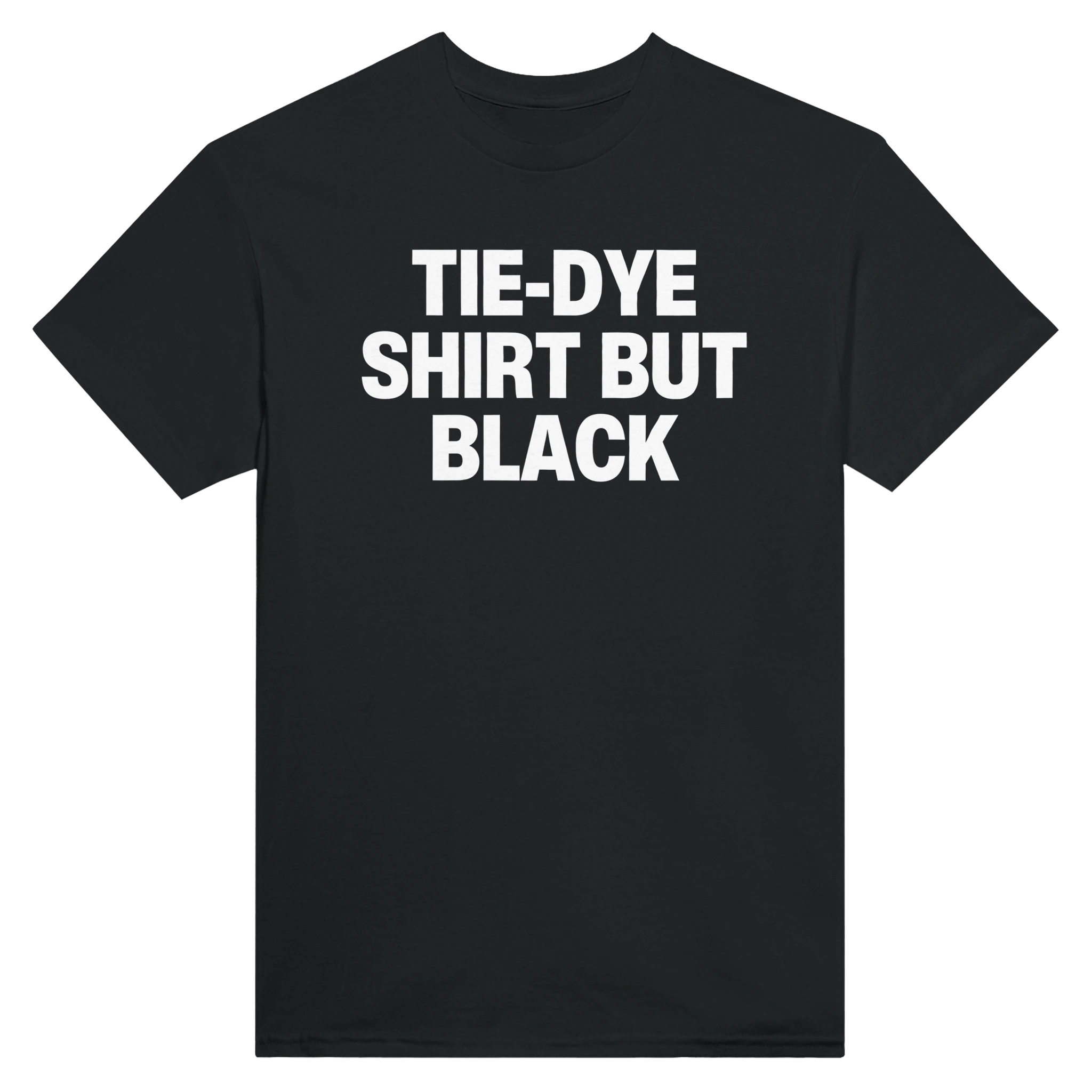 TIE-DYE SHIRT BUT - TEE – Black