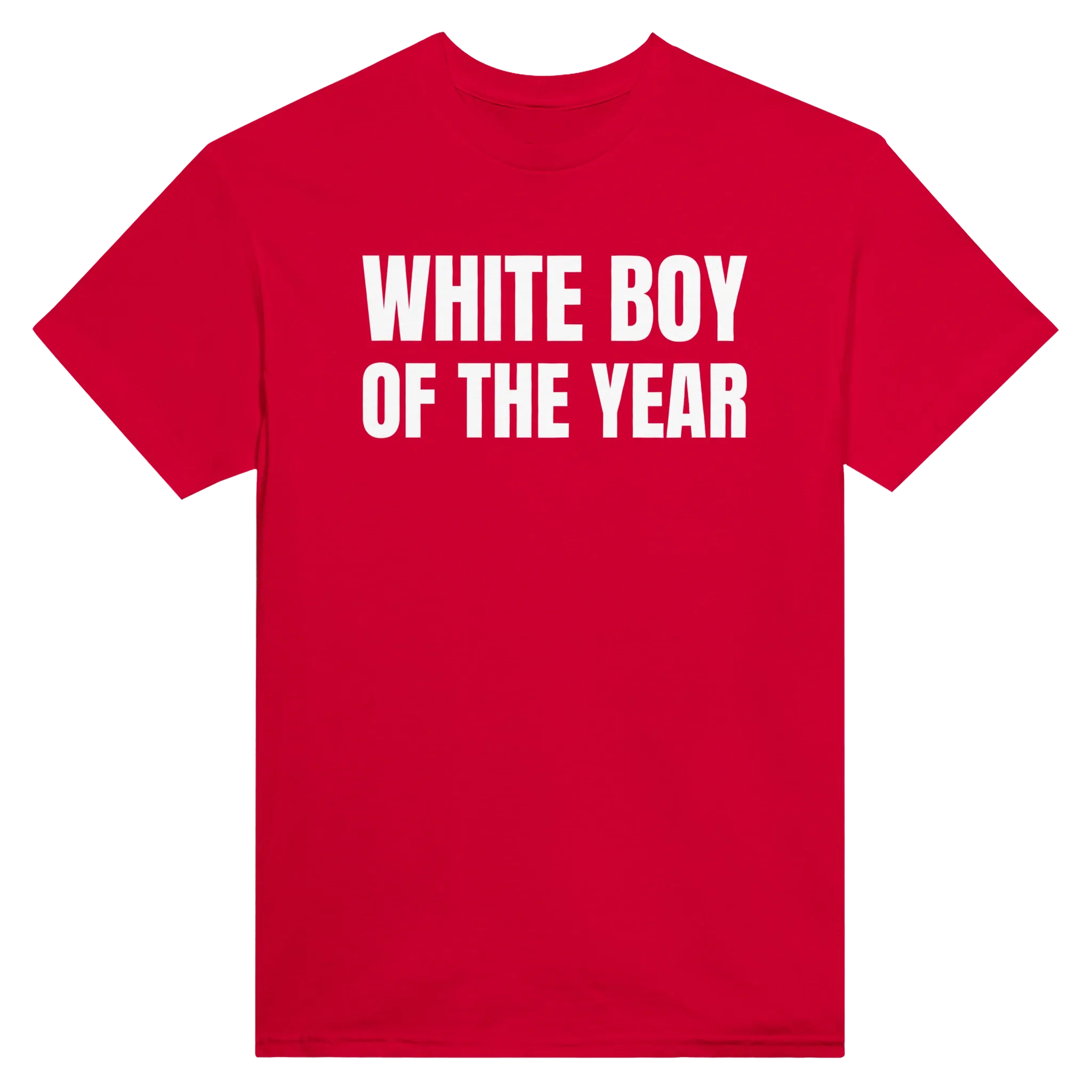WHITE BOY OF THE YEAR - TEE – Red
