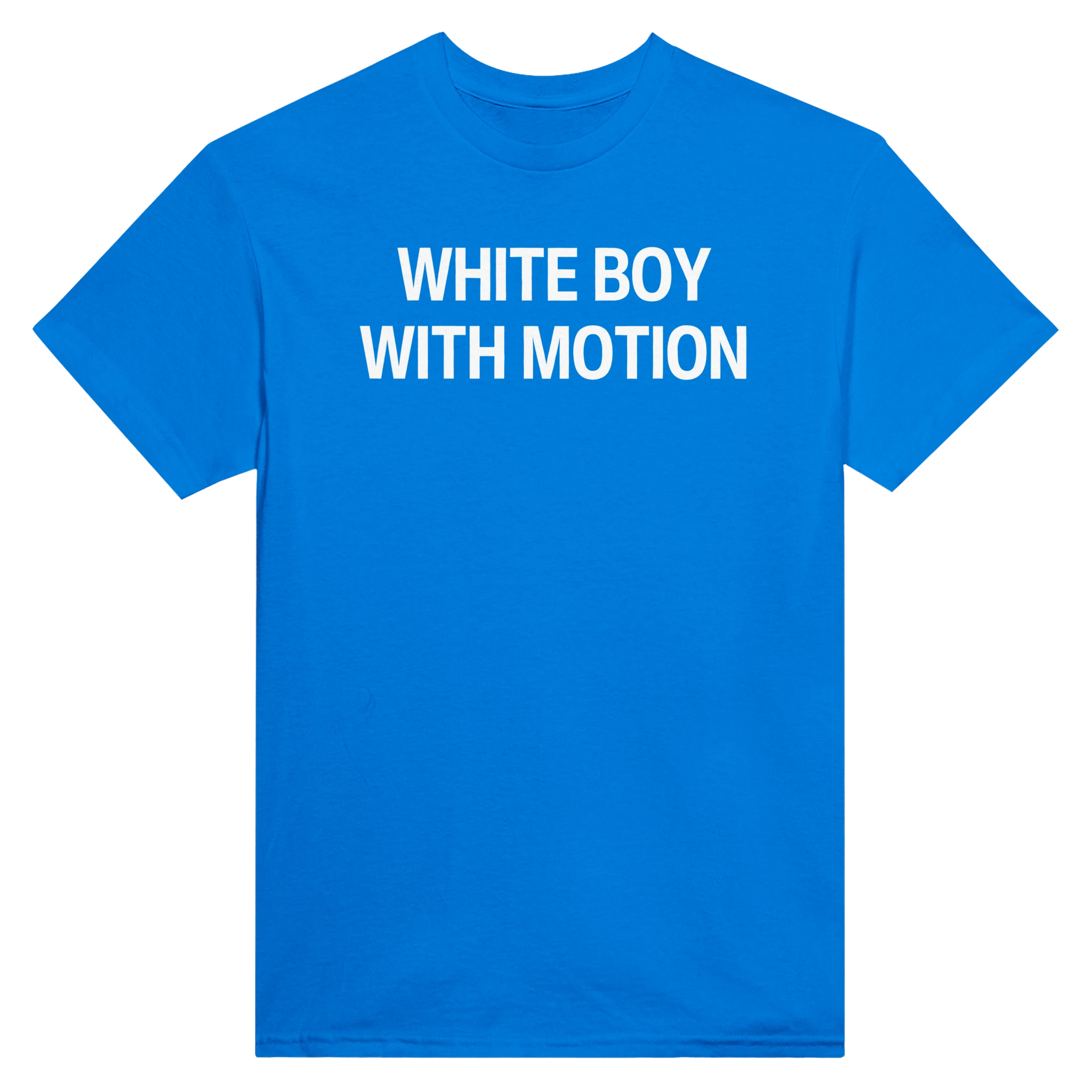 WHITE BOY WITH MOTION - TEE – Royal