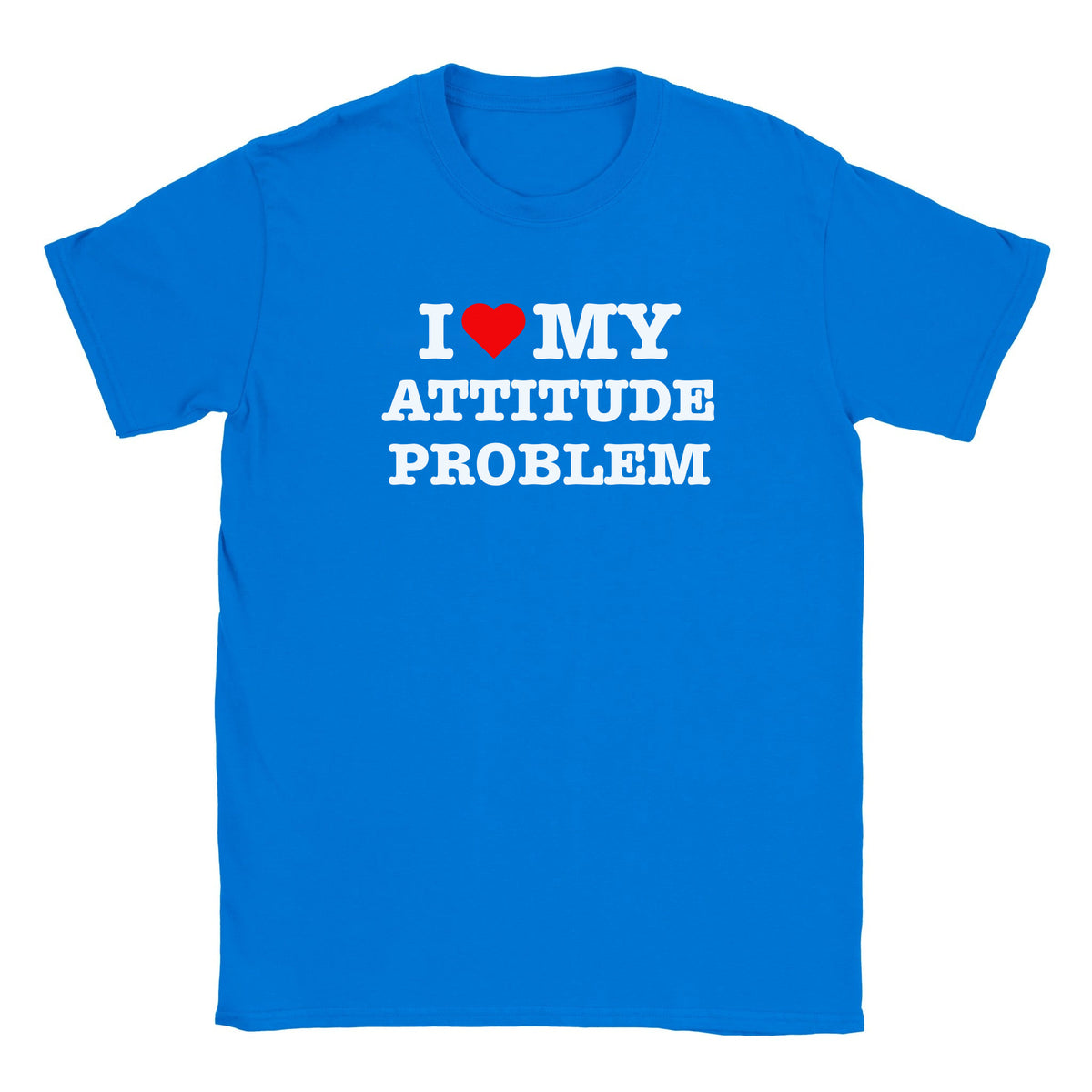 I LOVE MY ATTITUDE PROBLEM - BABY TEE – Royal