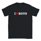 I LOVE BOYS - BABY TEE – Black