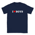 I LOVE BOYS - BABY TEE – Navy