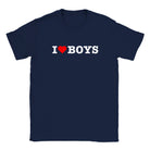 I LOVE BOYS - BABY TEE – Navy