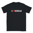 I LOVE GIRLS - BABY TEE – Black