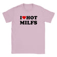 I LOVE HOT MILFS - BABY TEE – Light Pink