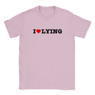 I LOVE LYING - BABY TEE – Light Pink