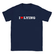 I LOVE LYING - BABY TEE – Navy
