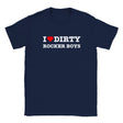 I LOVE DIRTY ROCKER BOYS - BABY TEE – Navy