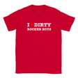 I LOVE DIRTY ROCKER BOYS - BABY TEE – Red