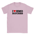 I LOVE EMO BITCHES - BABY TEE – Light Pink