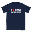 I LOVE EMO BITCHES - BABY TEE – Navy