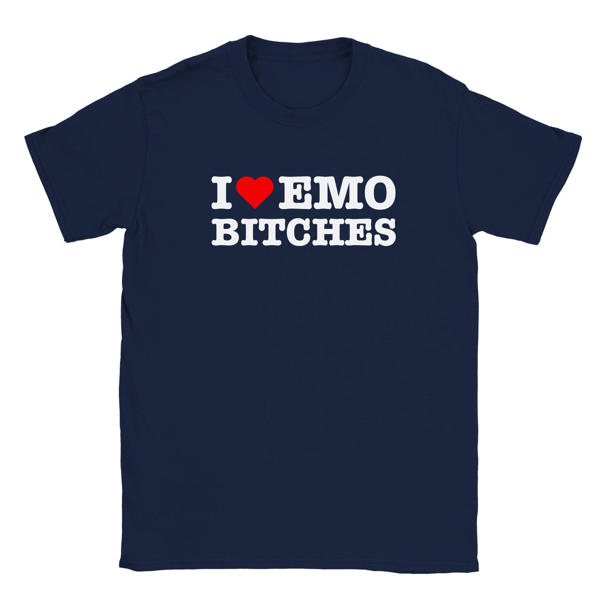 I LOVE EMO BITCHES - BABY TEE – Navy