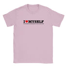 I LOVE MYSELF (I'M LITERALLY THE HOTTEST PERSON I KNOW IN THIS WORLD) - BABY TEE – Light Pink