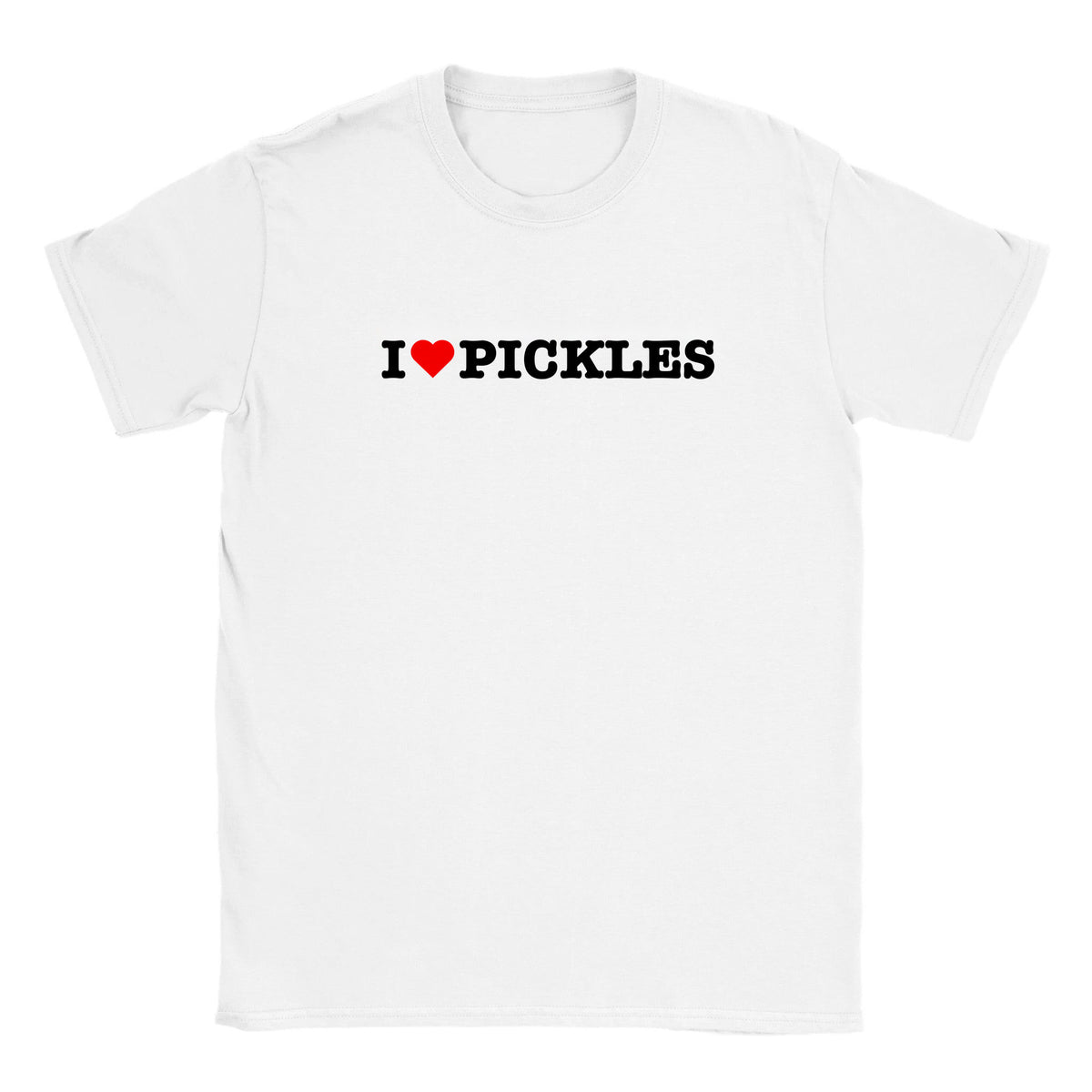 I LOVE PICKLES - BABY TEE – White