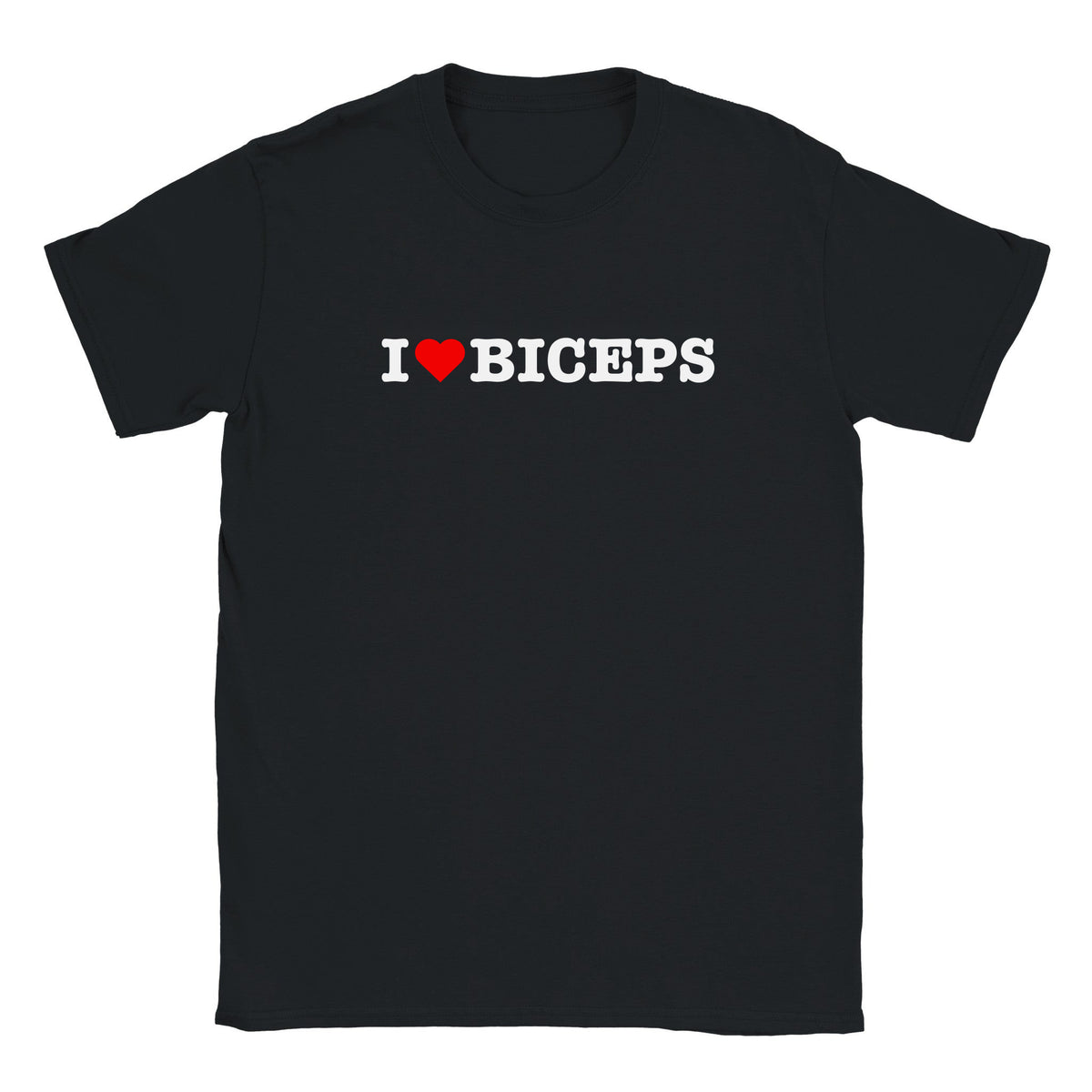 I LOVE BICEPS - BABY TEE – Black