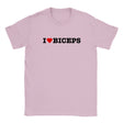 I LOVE BICEPS - BABY TEE – Light Pink