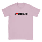I LOVE BICEPS - BABY TEE – Light Pink