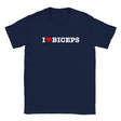 I LOVE BICEPS - BABY TEE – Navy