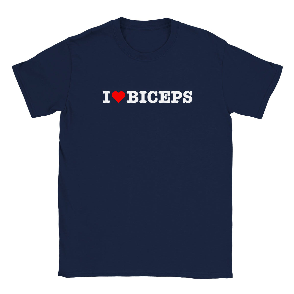 I LOVE BICEPS - BABY TEE – Navy