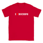 I LOVE BICEPS - BABY TEE – Red