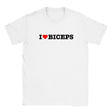 I LOVE BICEPS - BABY TEE – White