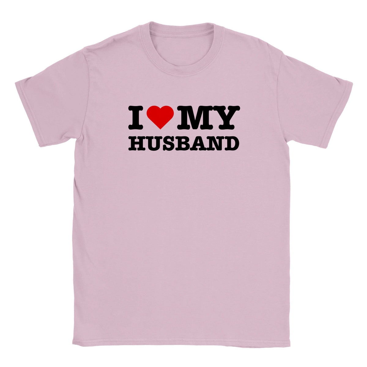 I LOVE MY HUSBAND - BABY TEE – Light Pink
