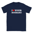 I LOVE YOUR HUSBAND - BABY TEE – Navy