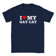 I LOVE MY GAY CAT - BABY TEE – Navy