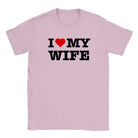I LOVE MY WIFE - BABY TEE – Light Pink