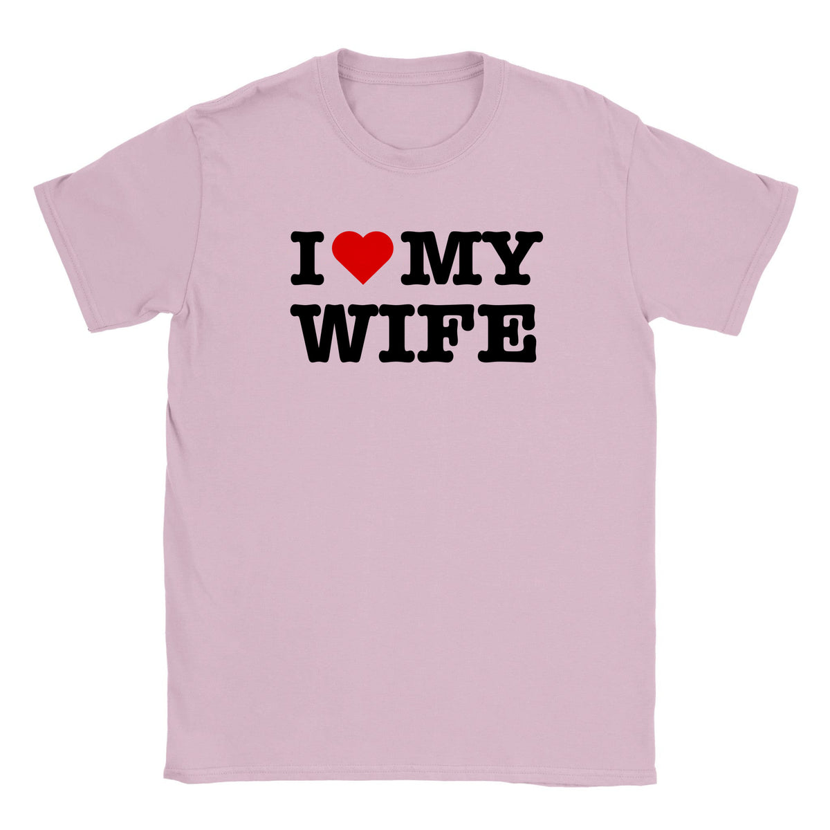 I LOVE MY WIFE - BABY TEE – Light Pink