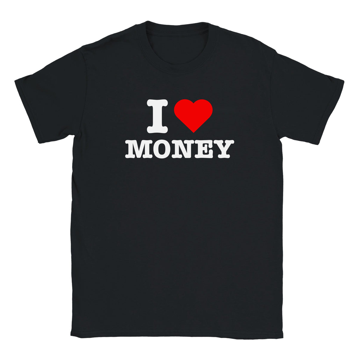 I LOVE MONEY - BABY TEE – Black