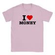 I LOVE MONEY - BABY TEE – Light Pink
